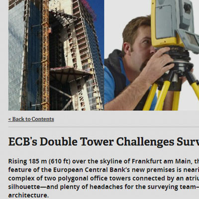 „ECB’s Double Tower Challenges Surveyors“